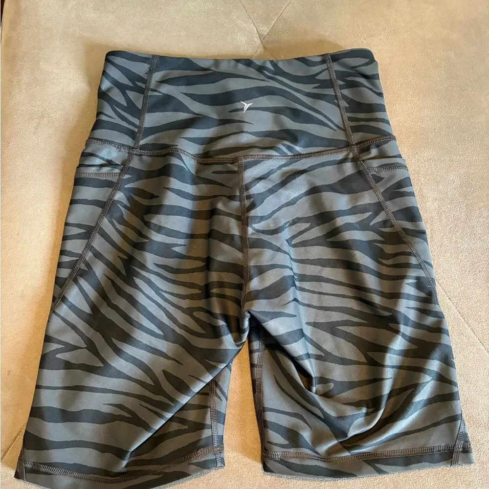 Old Navy Zebra Print Bike Shorts